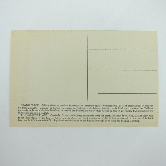 Postcard Brussels Belgium Taillors House, Victor Hugo House, Lunch-boat Antique - Picture 4 of 12